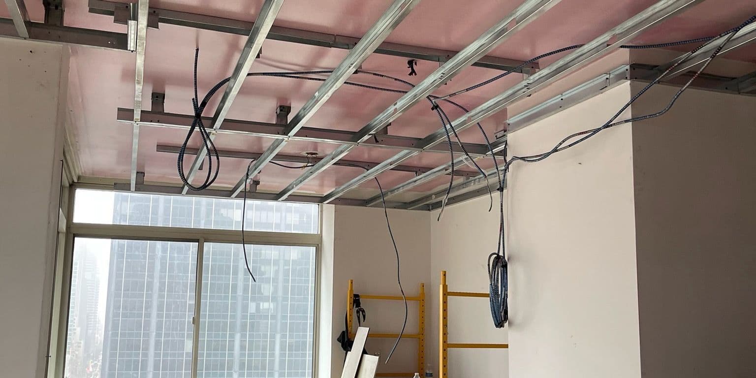 Metal Stud, Drywall, and Ceilings: What a Commercial Build-Out Really Involves